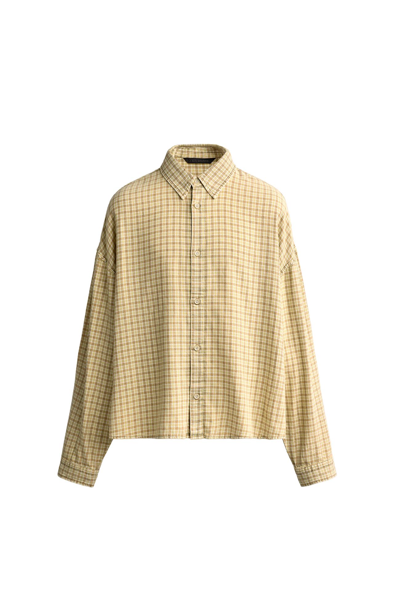 РУБАШКА RELAXED FIT В КЛЕТКУ