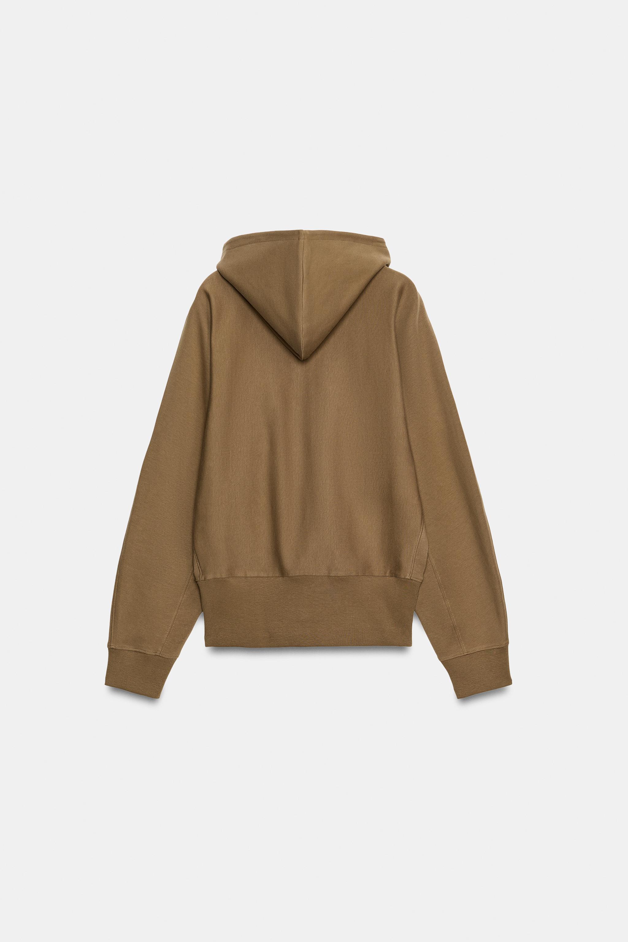Zara KAPÜŞONLU SWEATSHIRT görsel 6