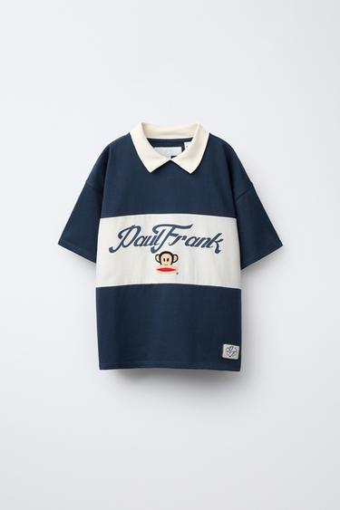 PAUL FRANK ® STRIPED POLO SHIRT - Blue/White by Zara
