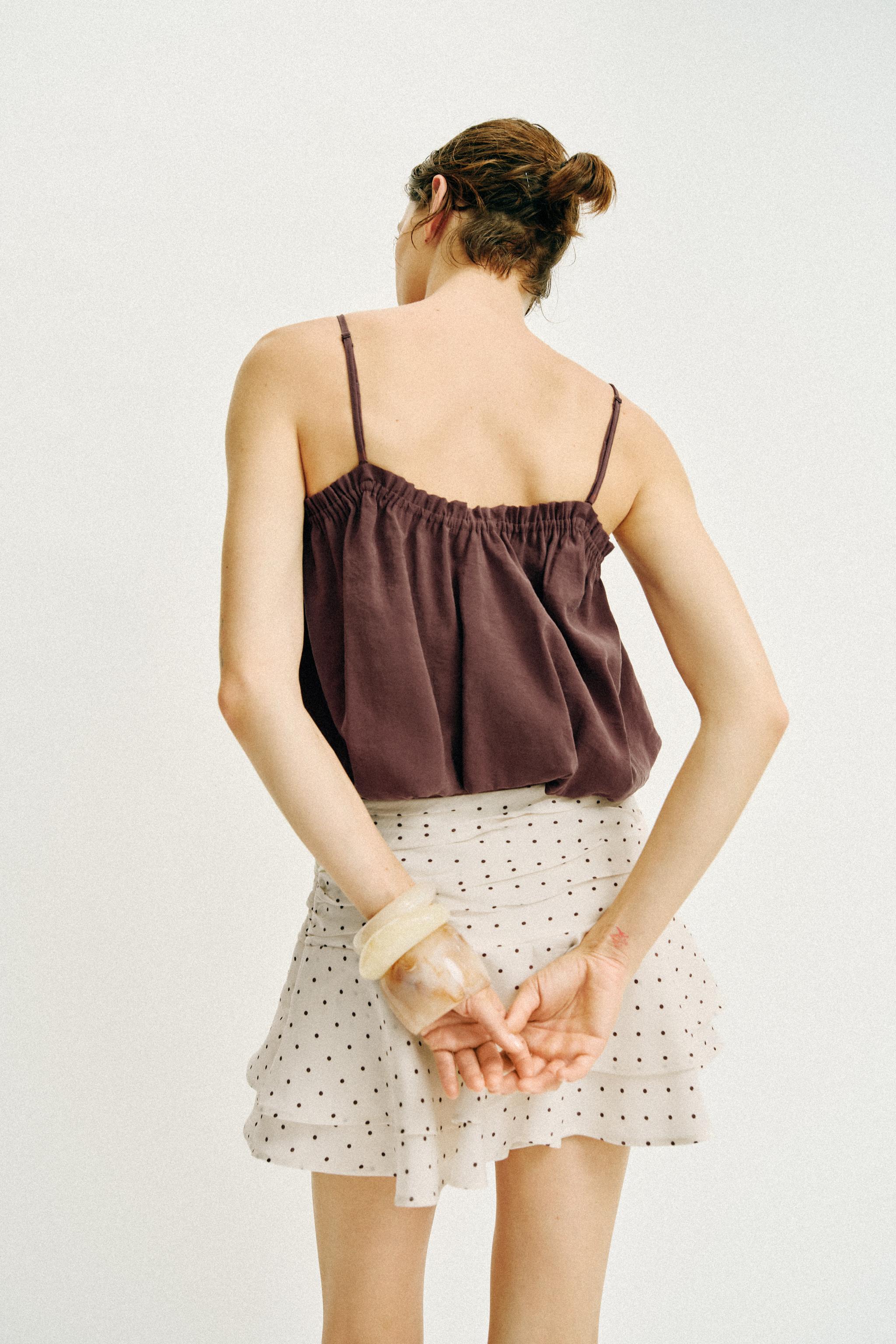 BALLOON STRAP TOP