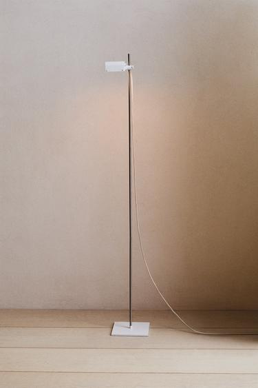 FLOOR LAMP | METAL SPOTLIGHT - White by Zara