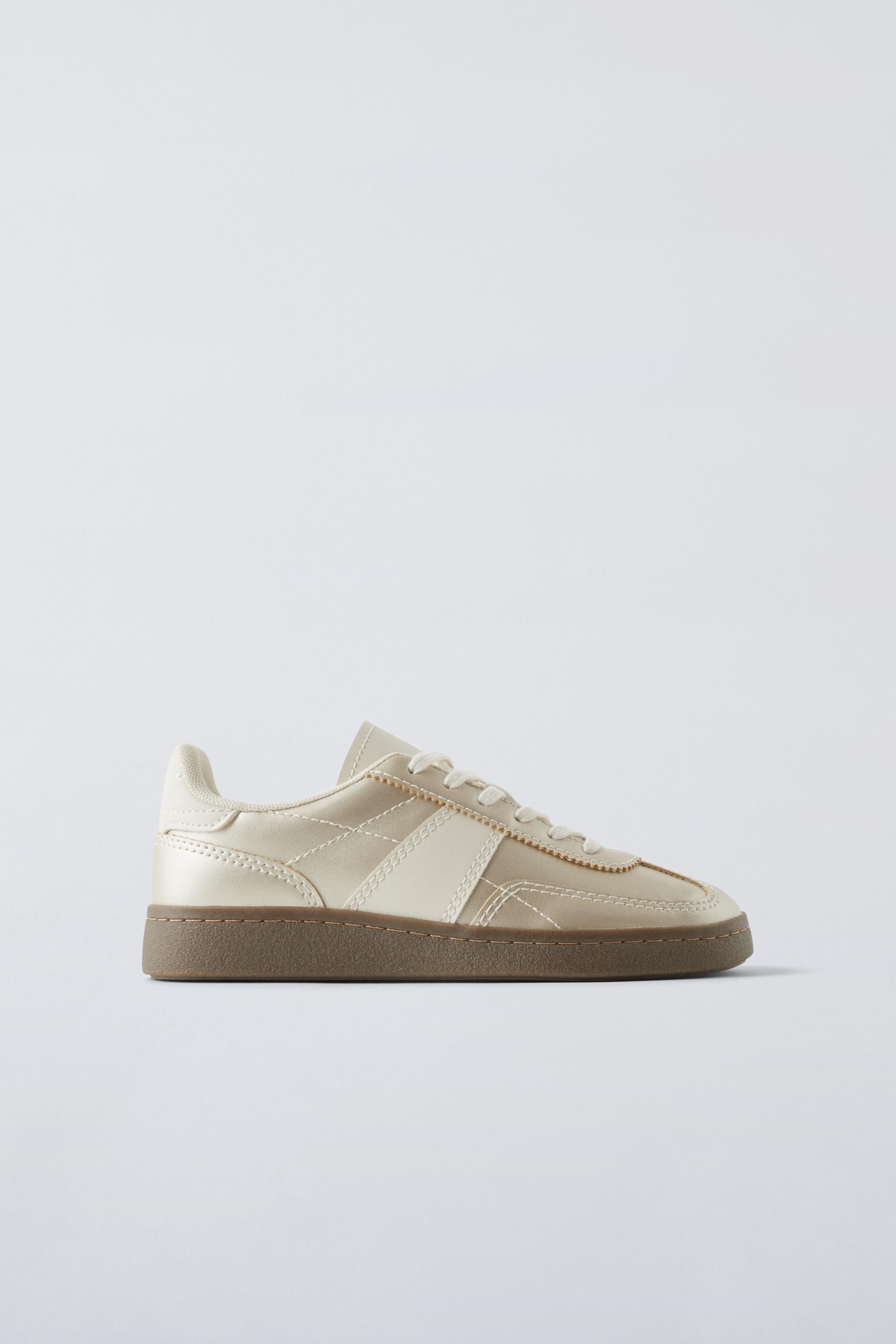 Zara Kids Metallic Sneakers