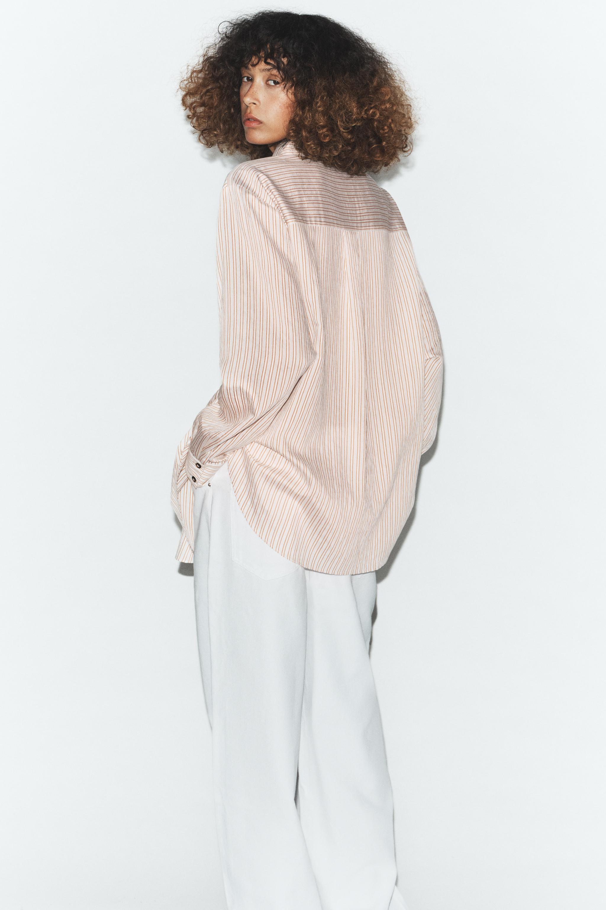 STRIPED OVERSIZED SHIRT