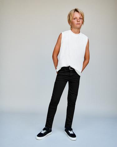 SKINNY FIT JEANS - Black by Zara