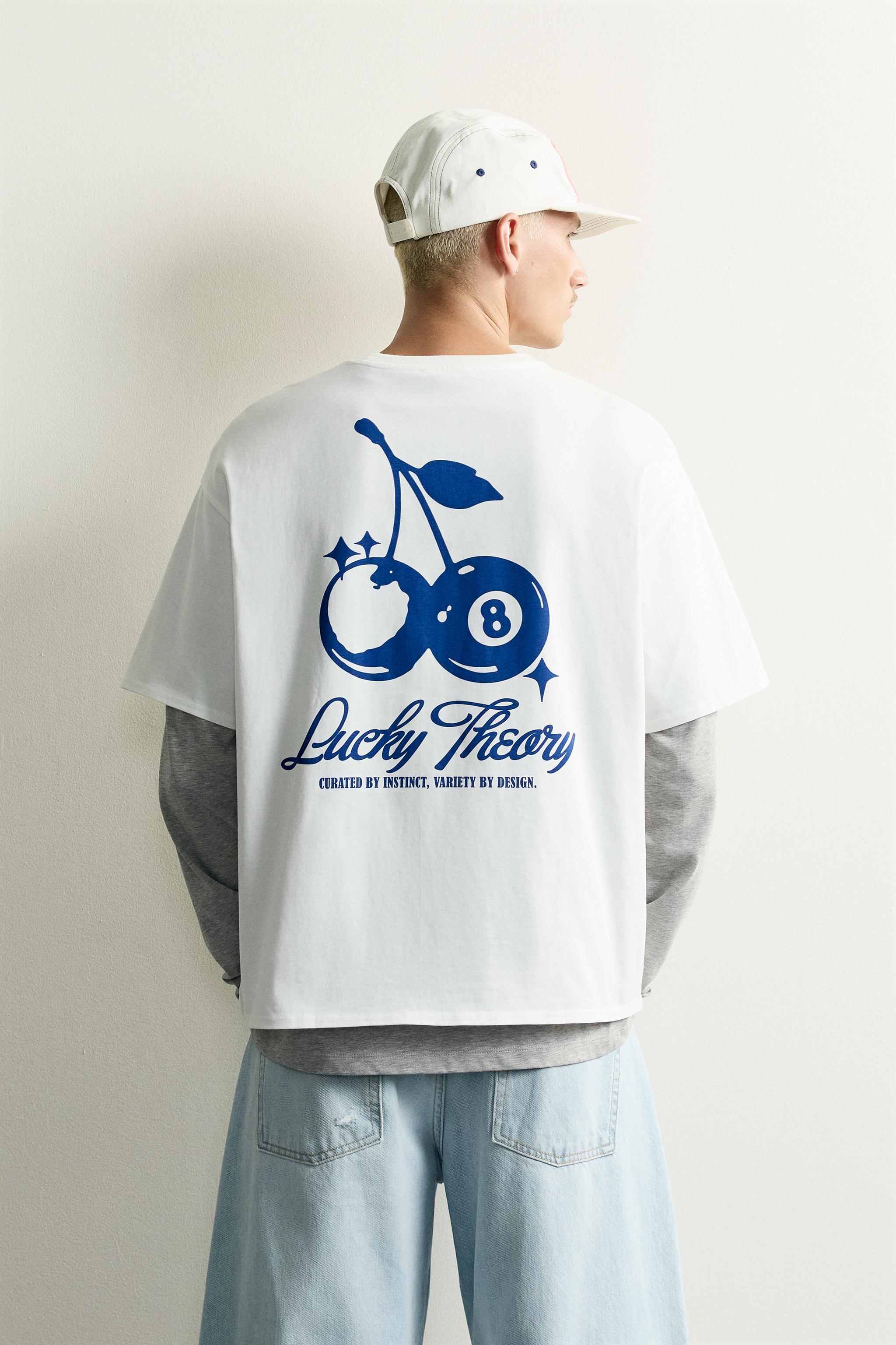 CONTRAST GRAPHIC RELAXED FIT T-SHIRT