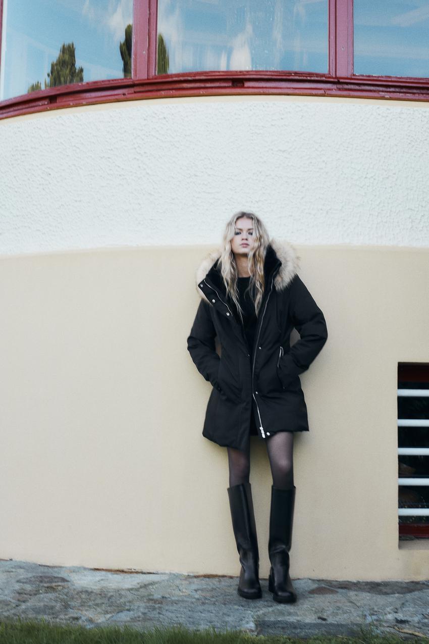 WATER AND WIND PROTECTION ANORAK - Black | ZARA United States 