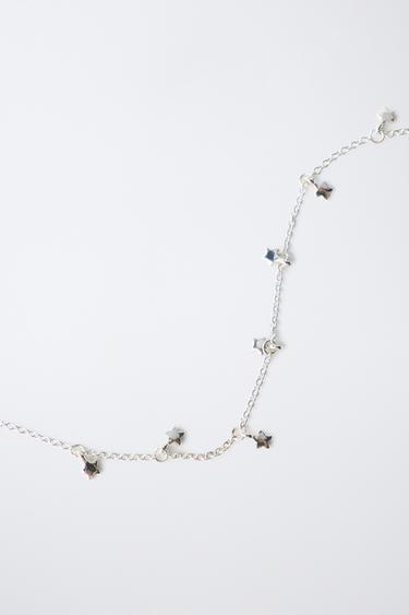 PACK OF TWO STAR NECKLACES - Silver by Zara