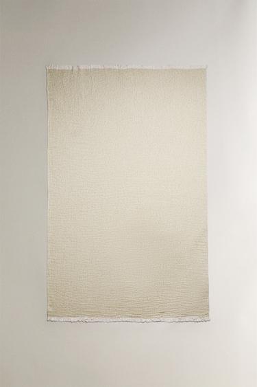 COTTON BLANKET - Verde de Zara - Imagen 0