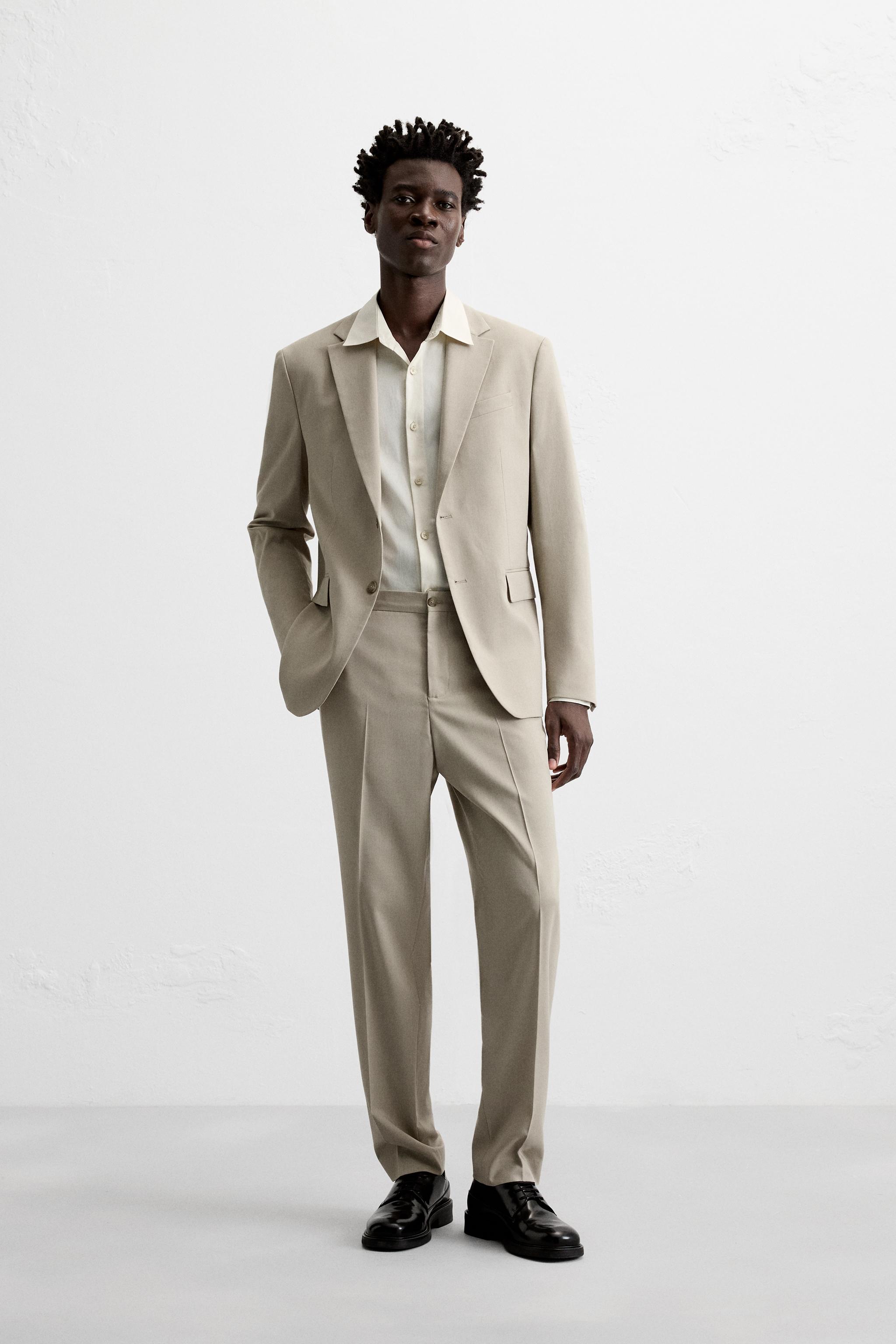 Men s Beige Blazers Explore our New Arrivals ZARA Canada