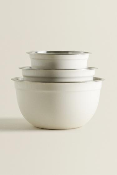 Zara STACKABLE KITCHEN MIXING BOWL - Cream
