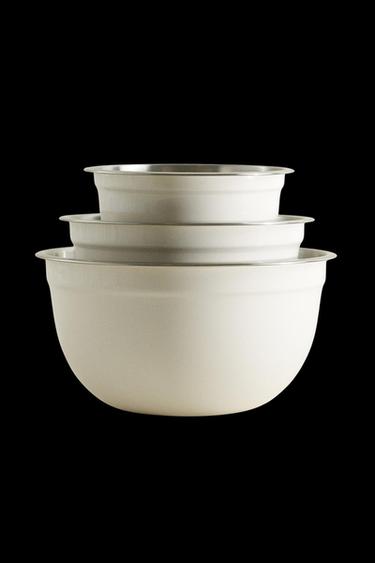 Zara STACKABLE KITCHEN MIXING BOWL - Cream - Image 0