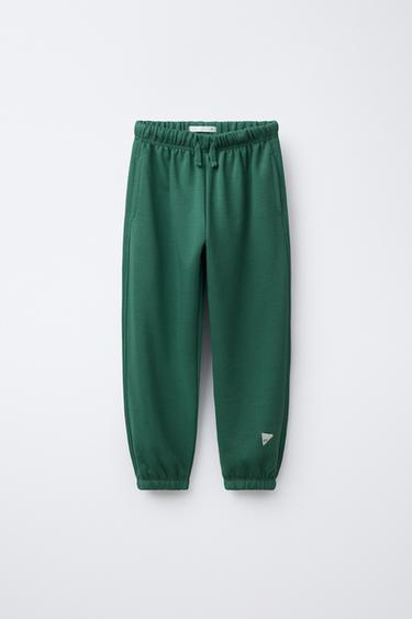 ENSEMBLE DE JOGGING AVEC SWEAT ET JOGGER À INSCRIPTION BRODÉE - Vert de Zara - Image 3