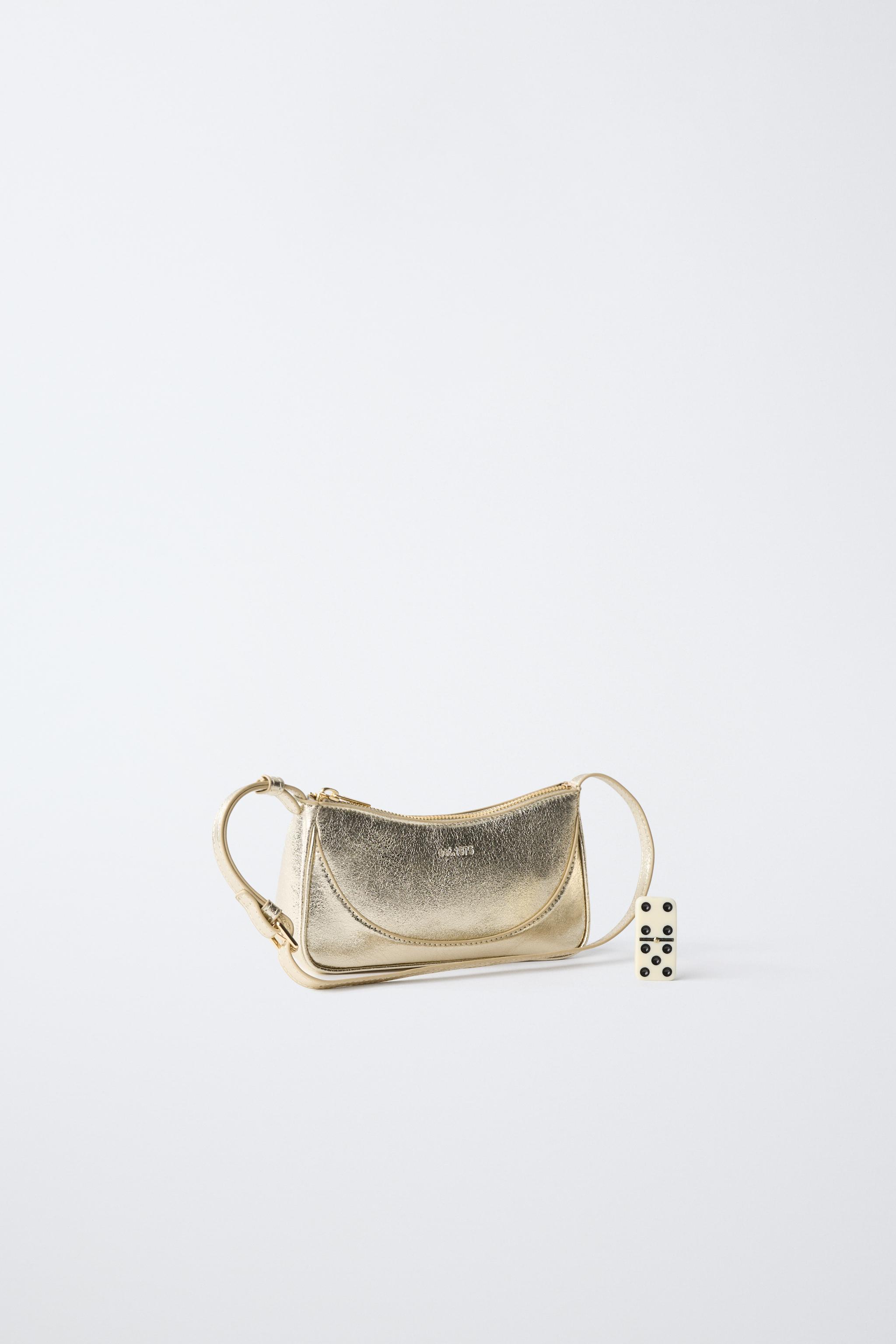 Детские сумки Zara METALLIC CROSSBODY — фото 6