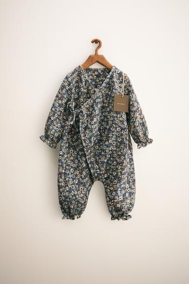 ZARA TIMELESS - FLORAL JUMPSUIT - Greenish by Zara