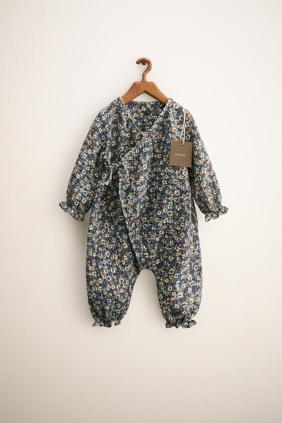 ZARA TIMELESS - FLORAL LONG JUMPSUIT - Greenish by Zara - Image 0