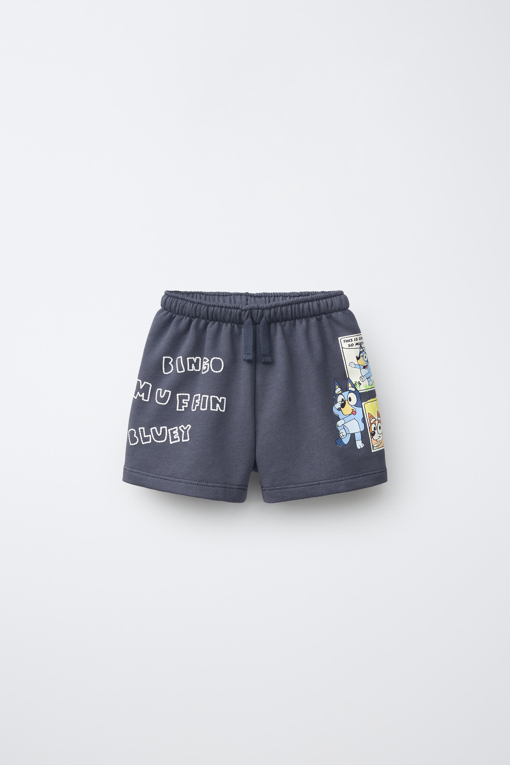 BLUEY © LUDO STUDIO PRINT SHORTS — Anthracite grey