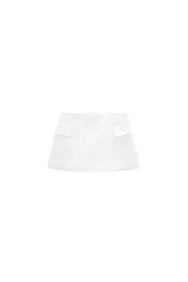 FALDA PANTALÓN SATINADA TAPETAS