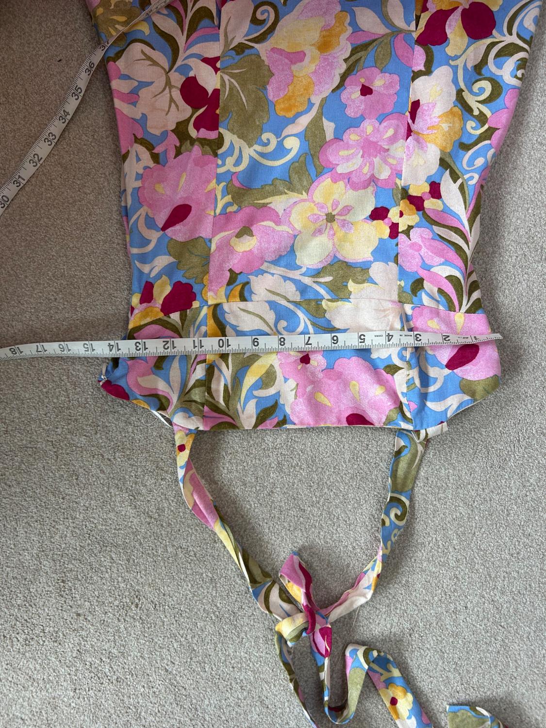 FLORAL HALTER NECK DRESS - Image 4