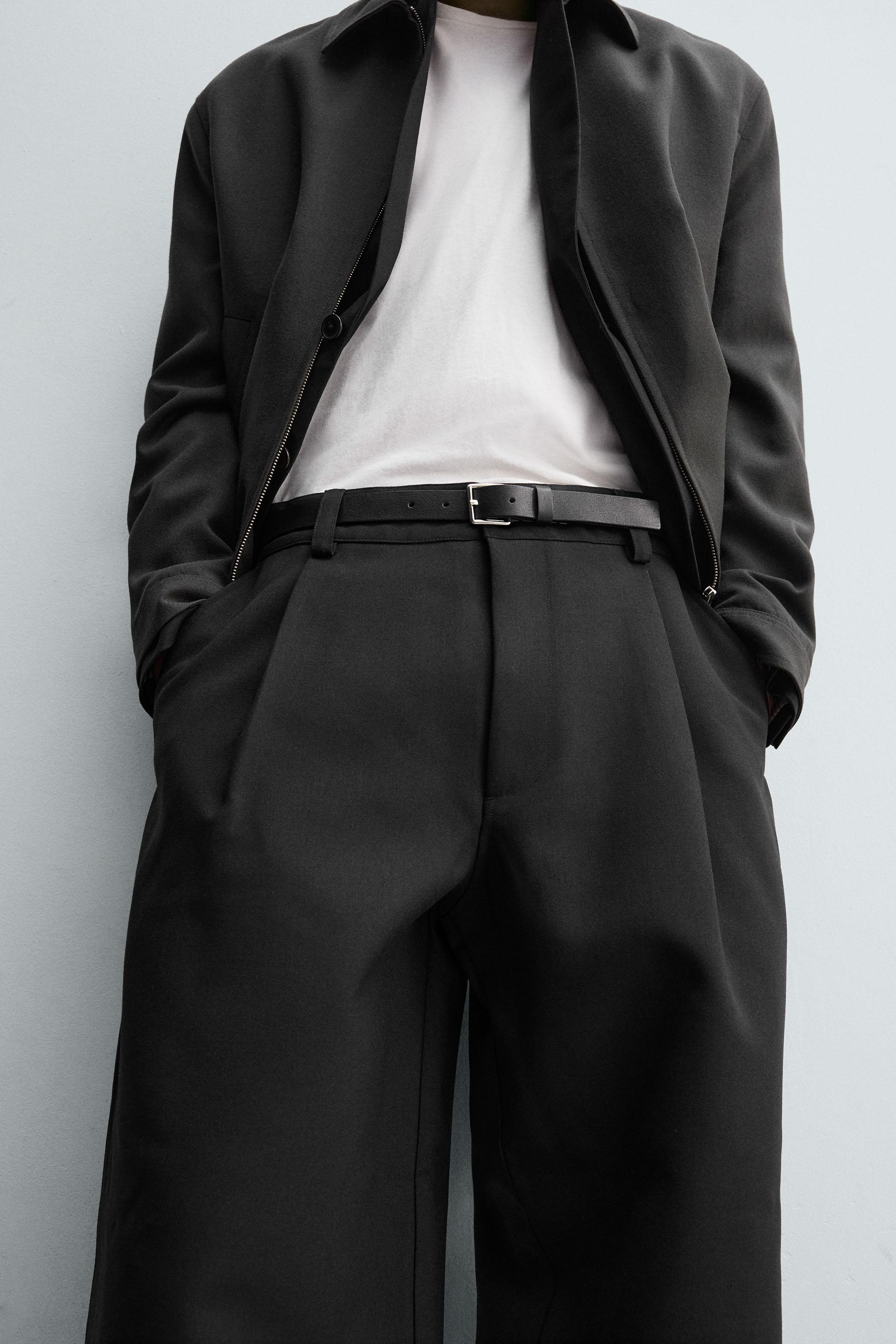 PLEATED BALLOON FIT PANTS