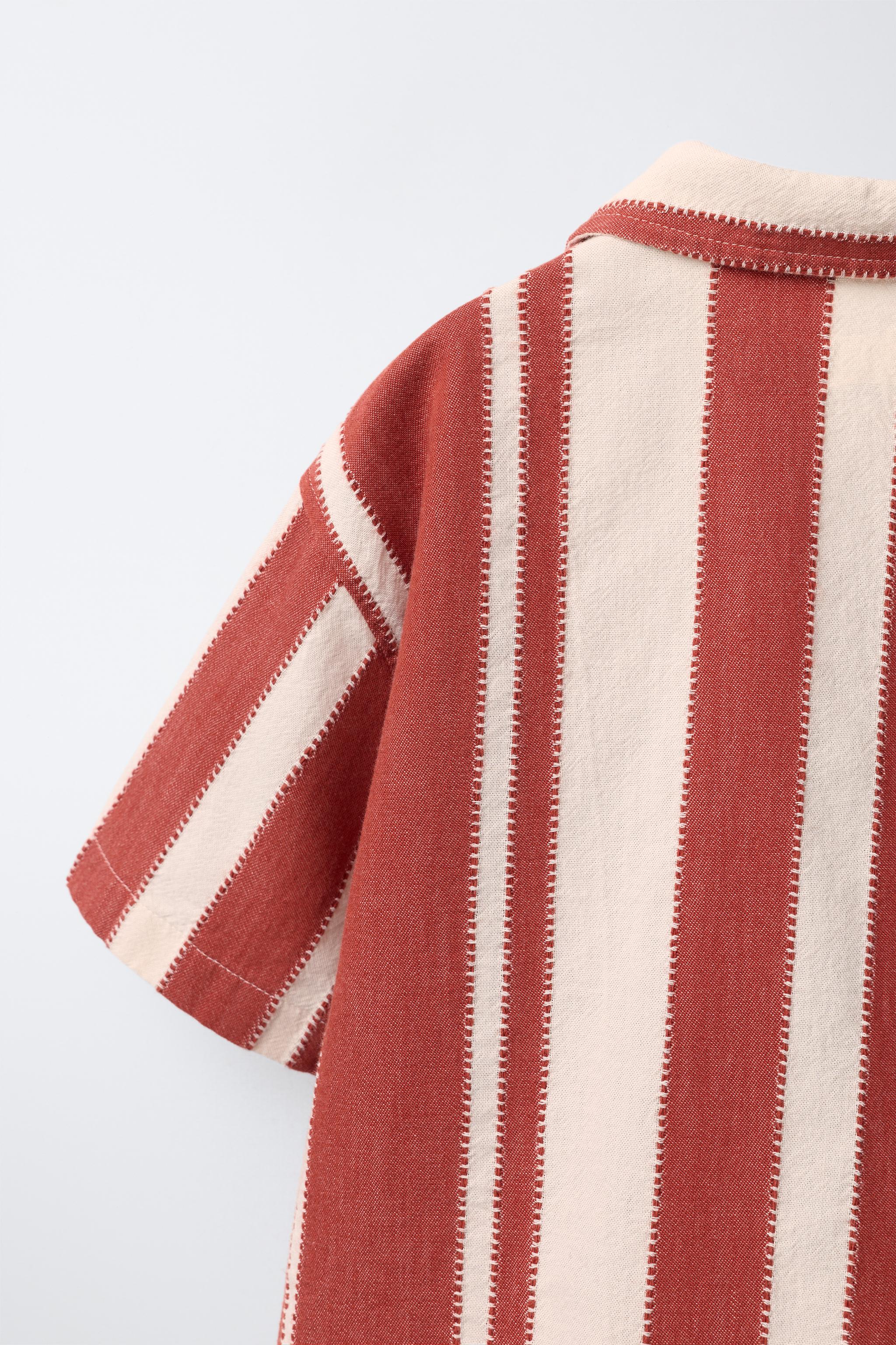 STRIPED PRINT SHIRT