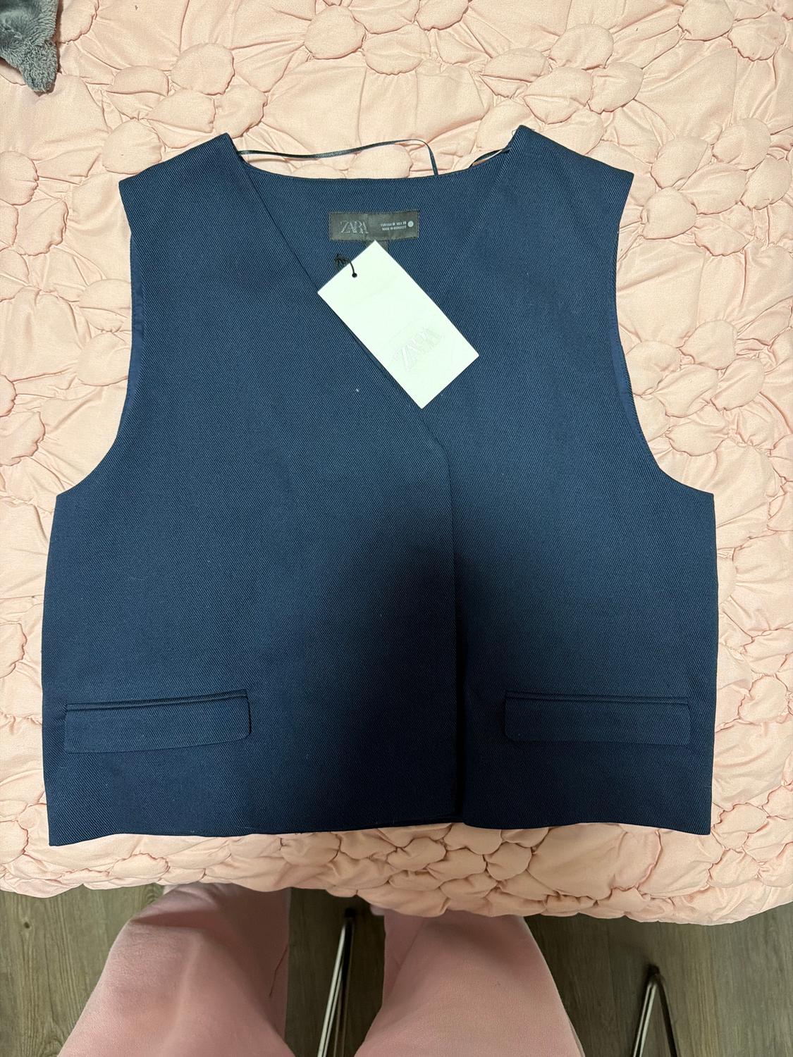ZW COLLECTION DOUBLE-BREASTED VEST - Image 3
