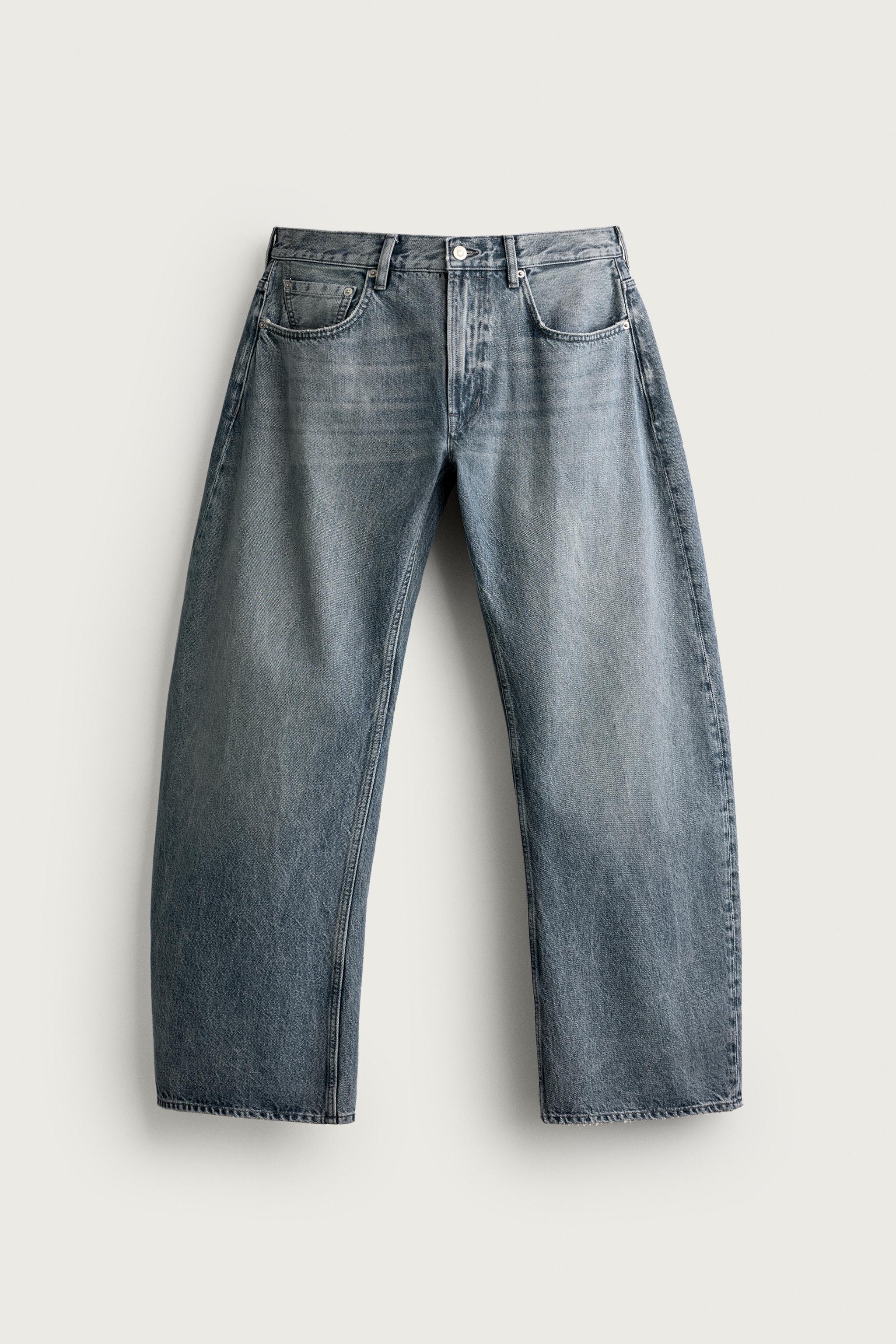 BALLOON FIT JEANS — Faded blue