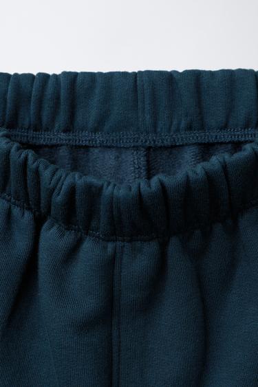 COLOUR BLOCK BEAR JOGGING SWEATSHIRT AND TROUSERS SET - Blue by Zara - Image 3