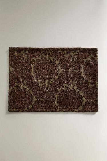 JACQUARD VEGETABLE PLACEMAT - Brown by Zara