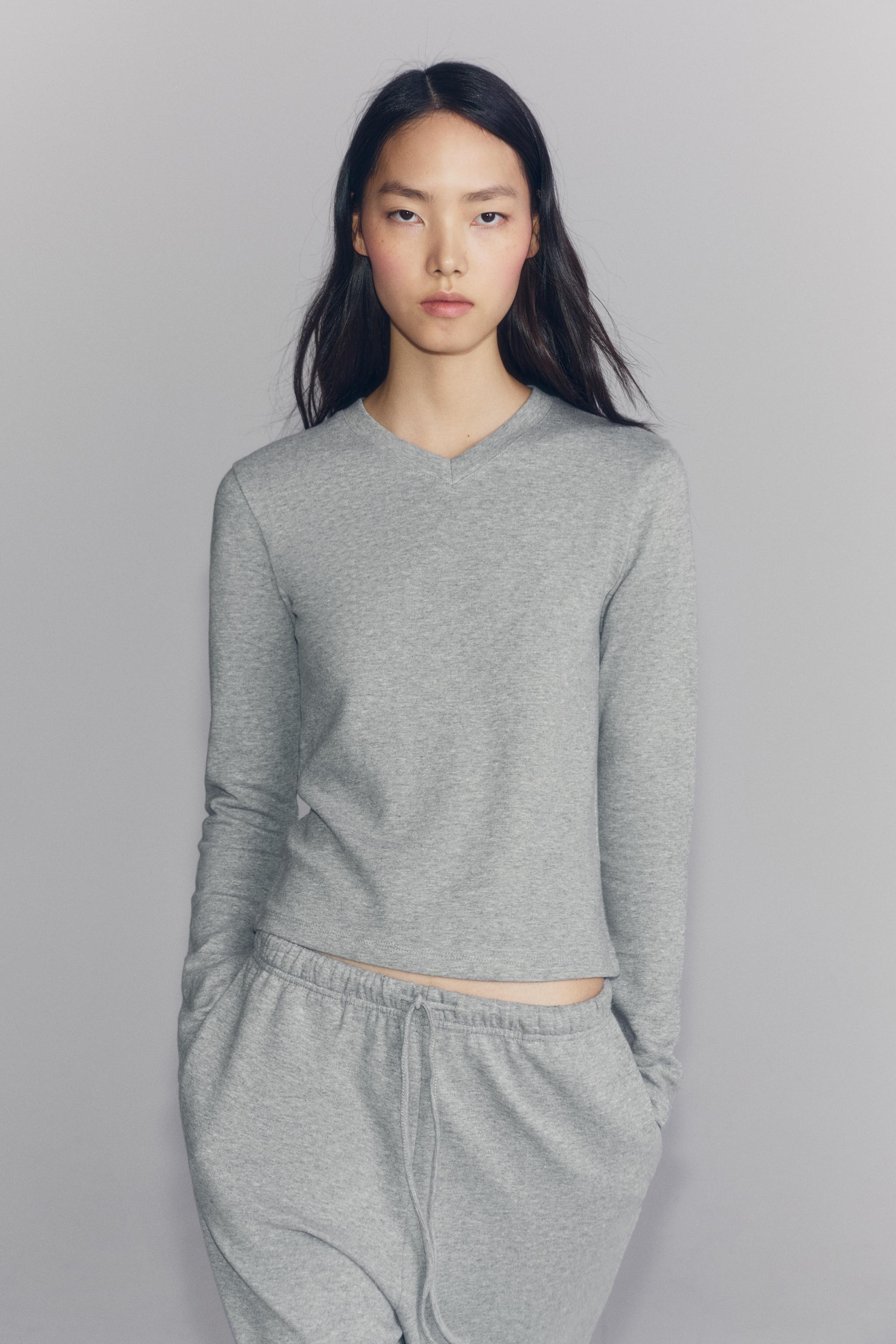 Zara FLOWY T-SHIRT AND WIDE-LEG PANTS SET — фото 2