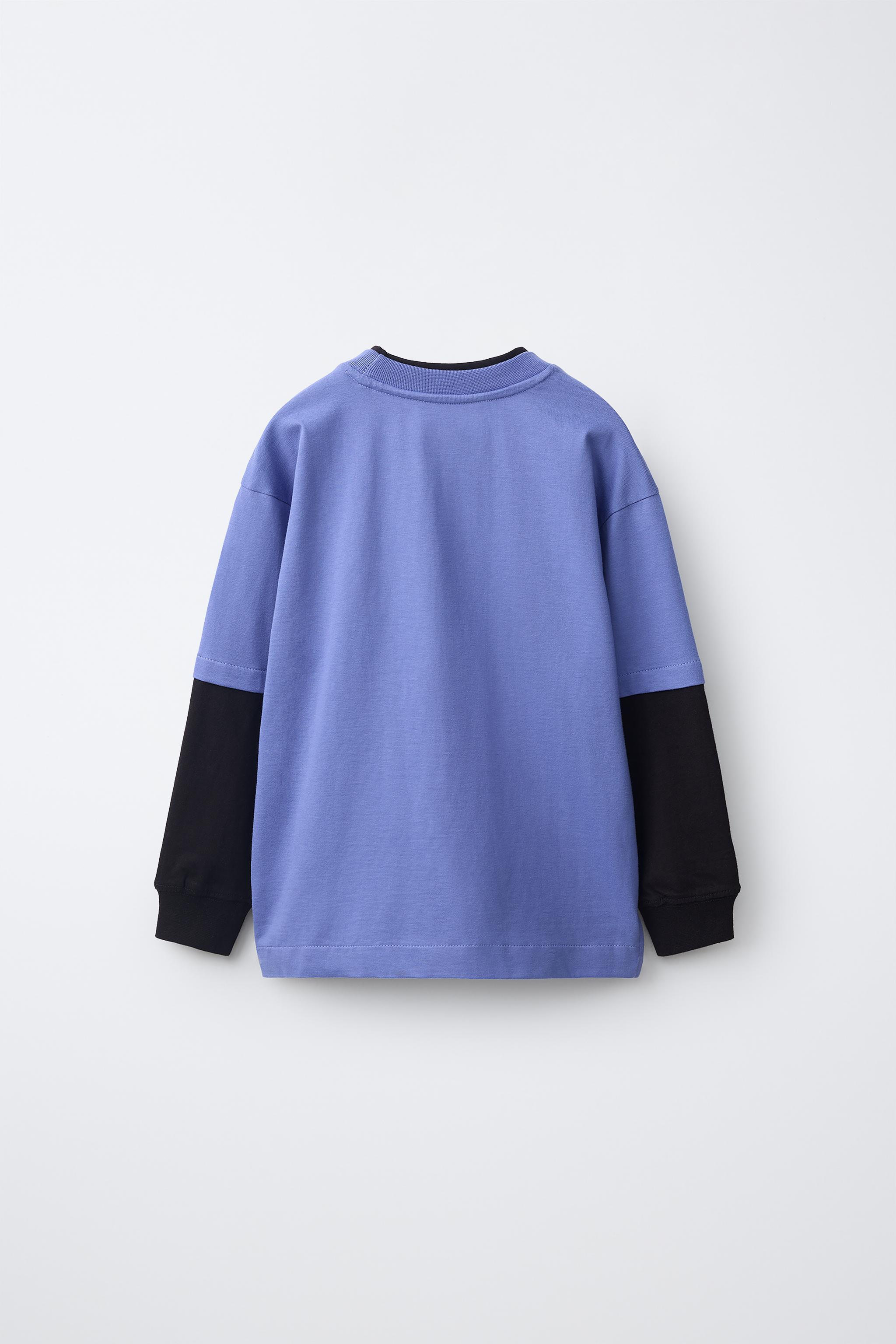 SPORTY DOUBLE-SLEEVE T-SHIRT