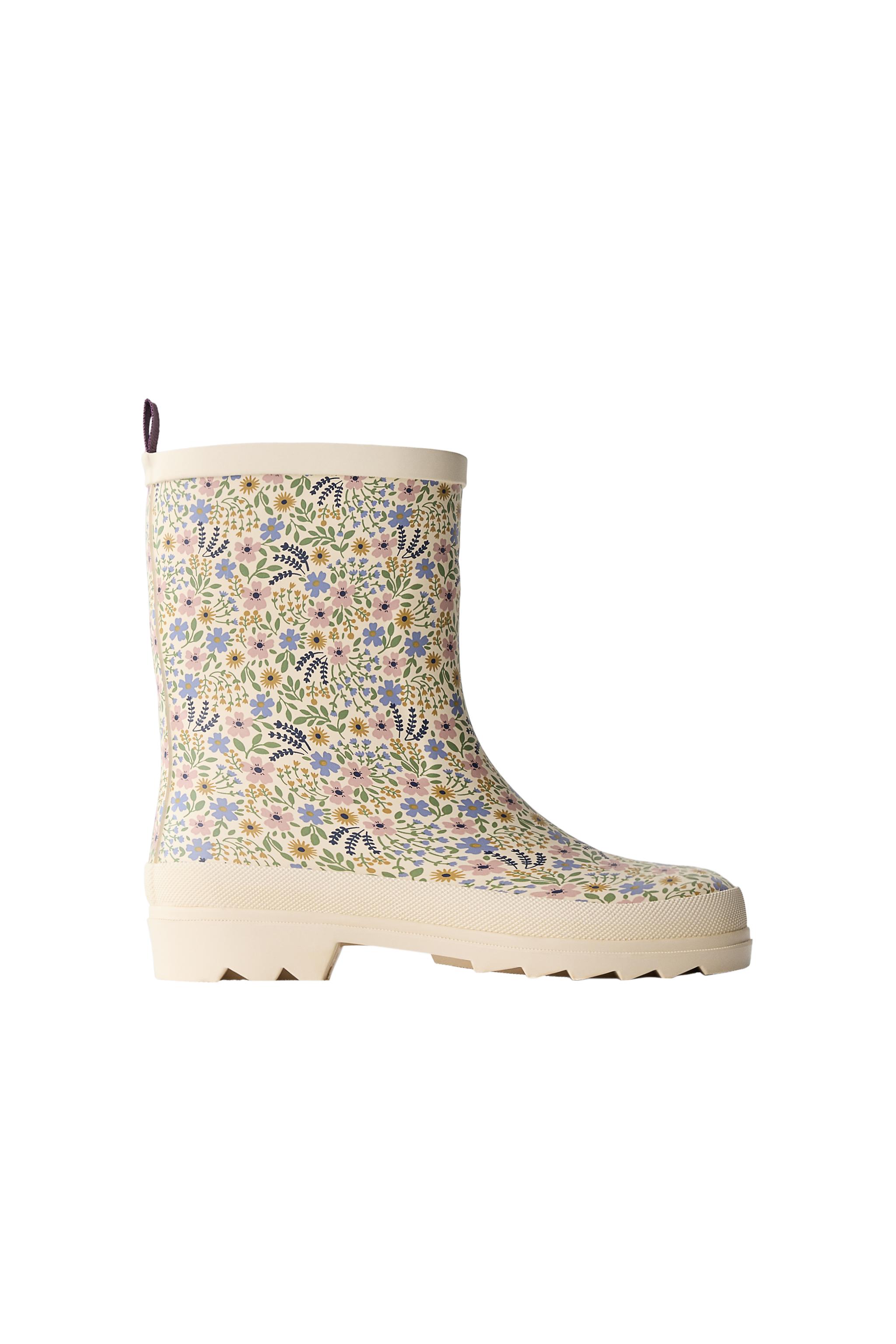 ZARA レインブーツ ELASTIC RAIN BOOTS - Khaki Green | ZARA United States