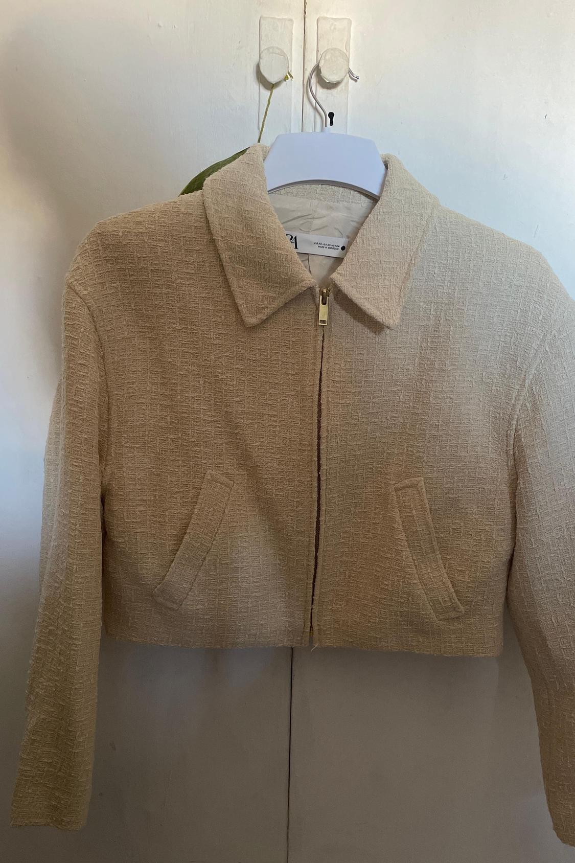 WOVEN BOMBER JACKET