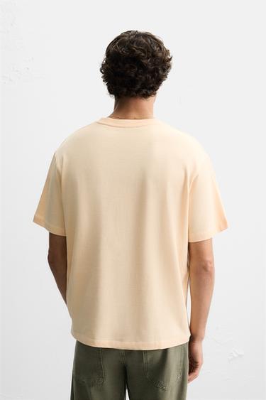 CONTRAST PRINT T-SHIRT - Vanilla by Zara - Image 2