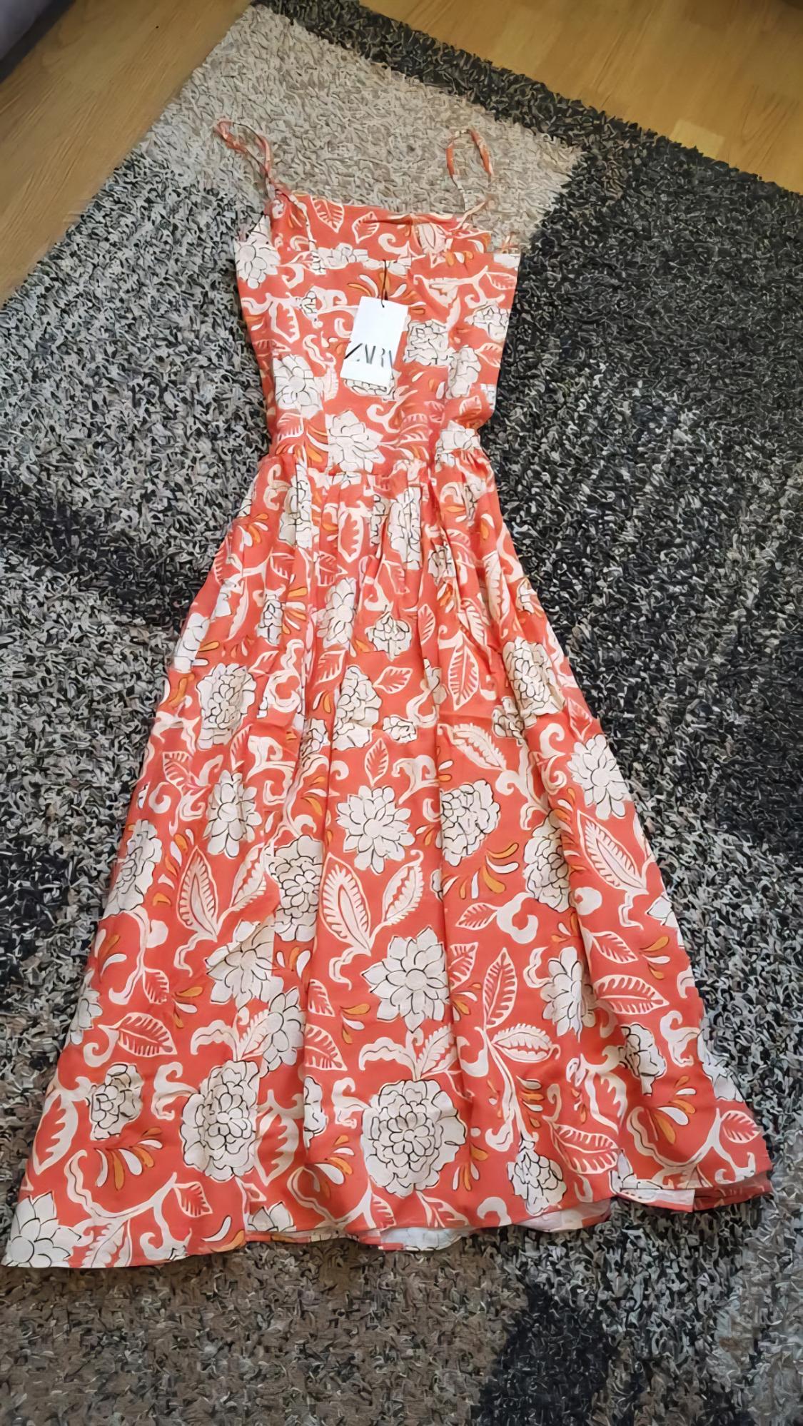 ZW COLLECTION PRINTED STRAPPY DRESS - Image 4