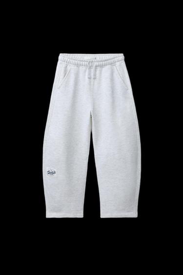 BARREL JOGGING TROUSERS - Grey marl by Zara - Image 0