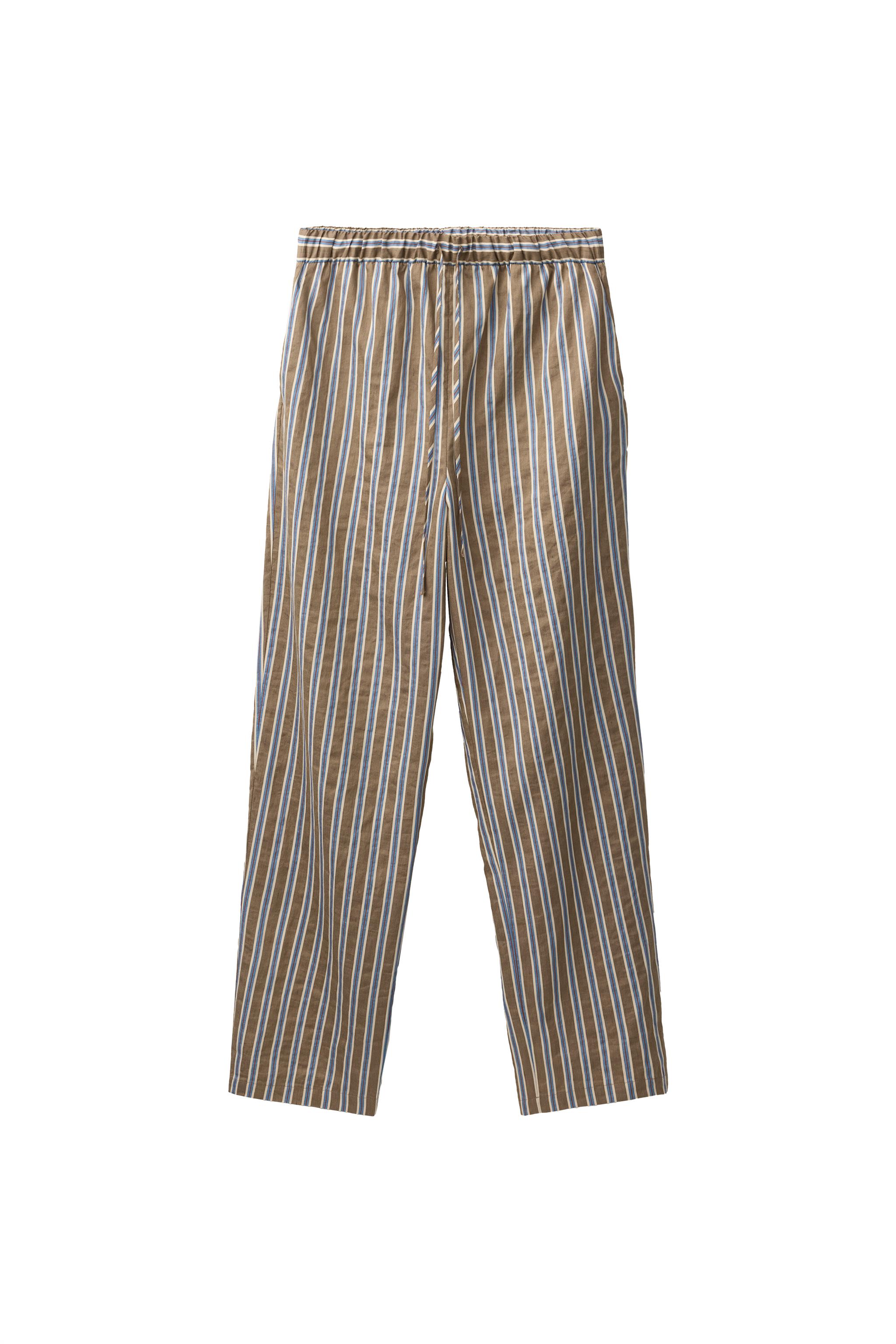PANTALÓN RAYAS CON LINO CREATED BY CARAMEL LONDON X ZARA
