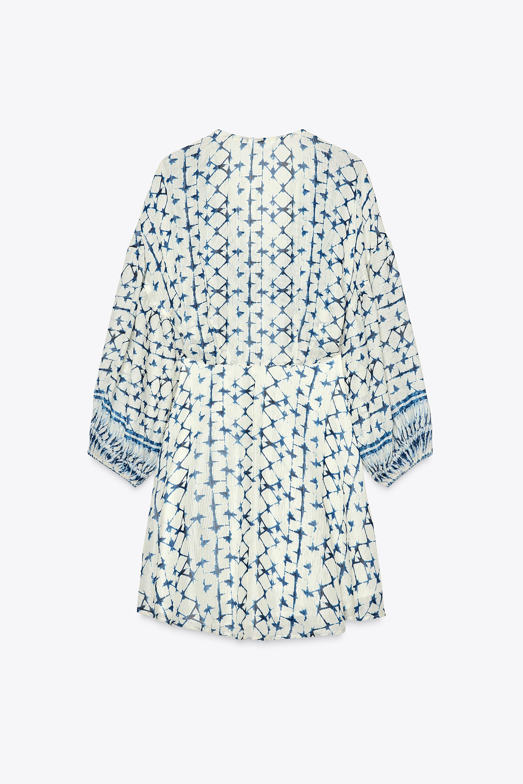 【ZARA】メタリック糸プリントロングワンピース 2509/162/330 ZARA】メタリック糸プリントロングワンピース 2509/162/330