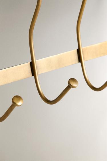 PORTEMANTEAU MURAL DORÉ - Doré de Zara - Image 2