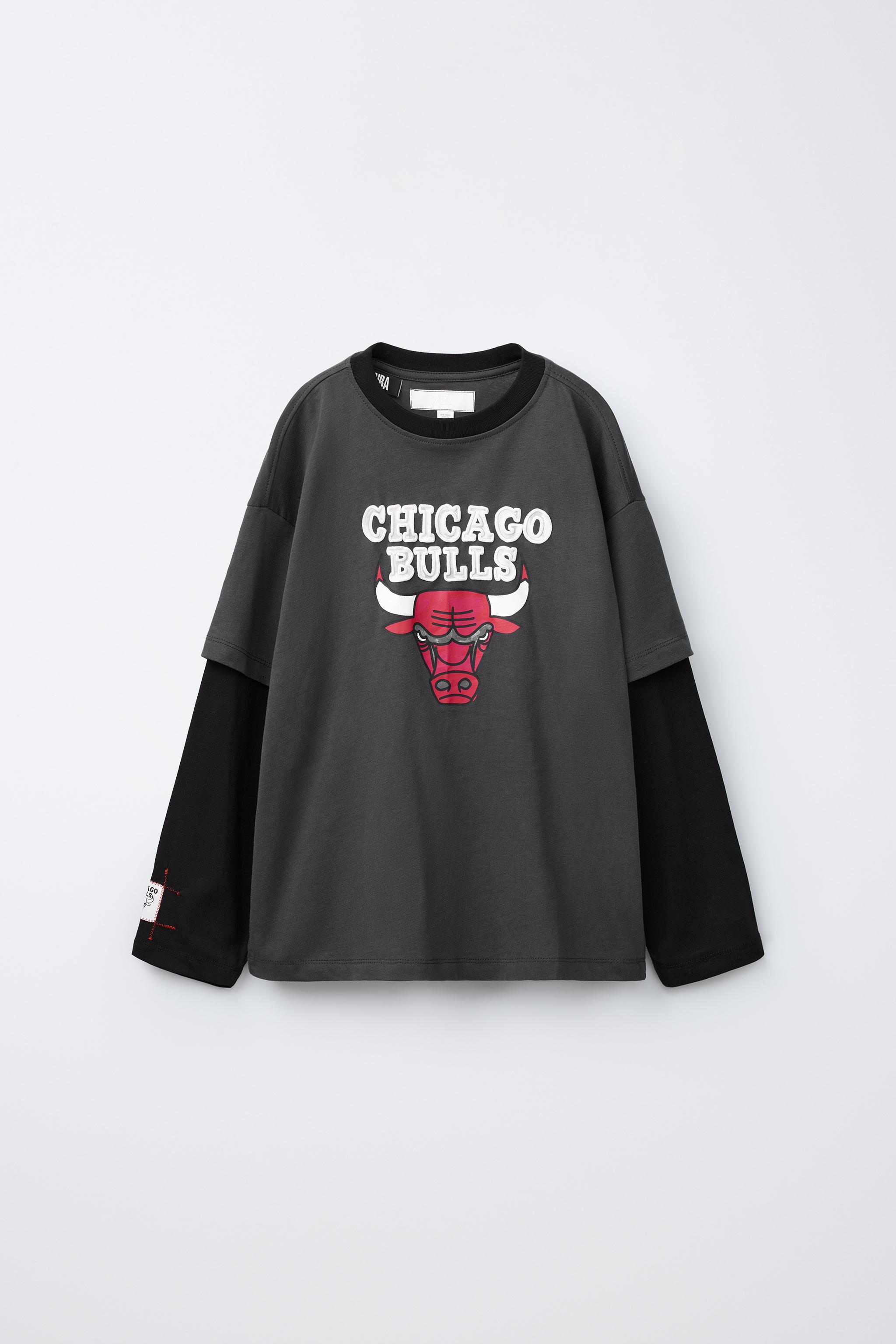 NBA CHICAGO BULLS DOUBLE SLEEVE T-SHIRT
