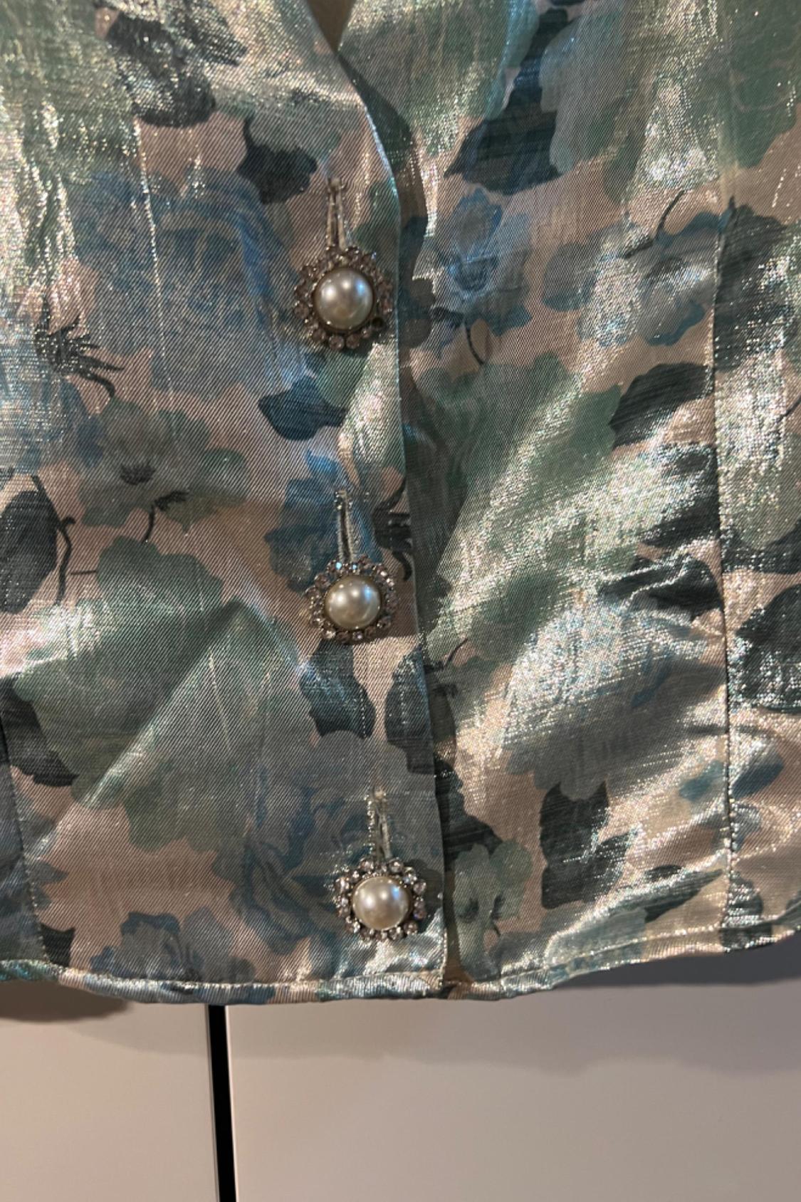 PRINTED TOP WITH FULL SLEEVES - Image 2