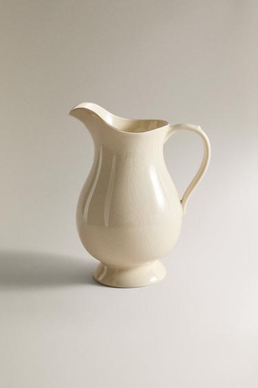 CLASSIC PORCELAIN JUG - Cream Zara