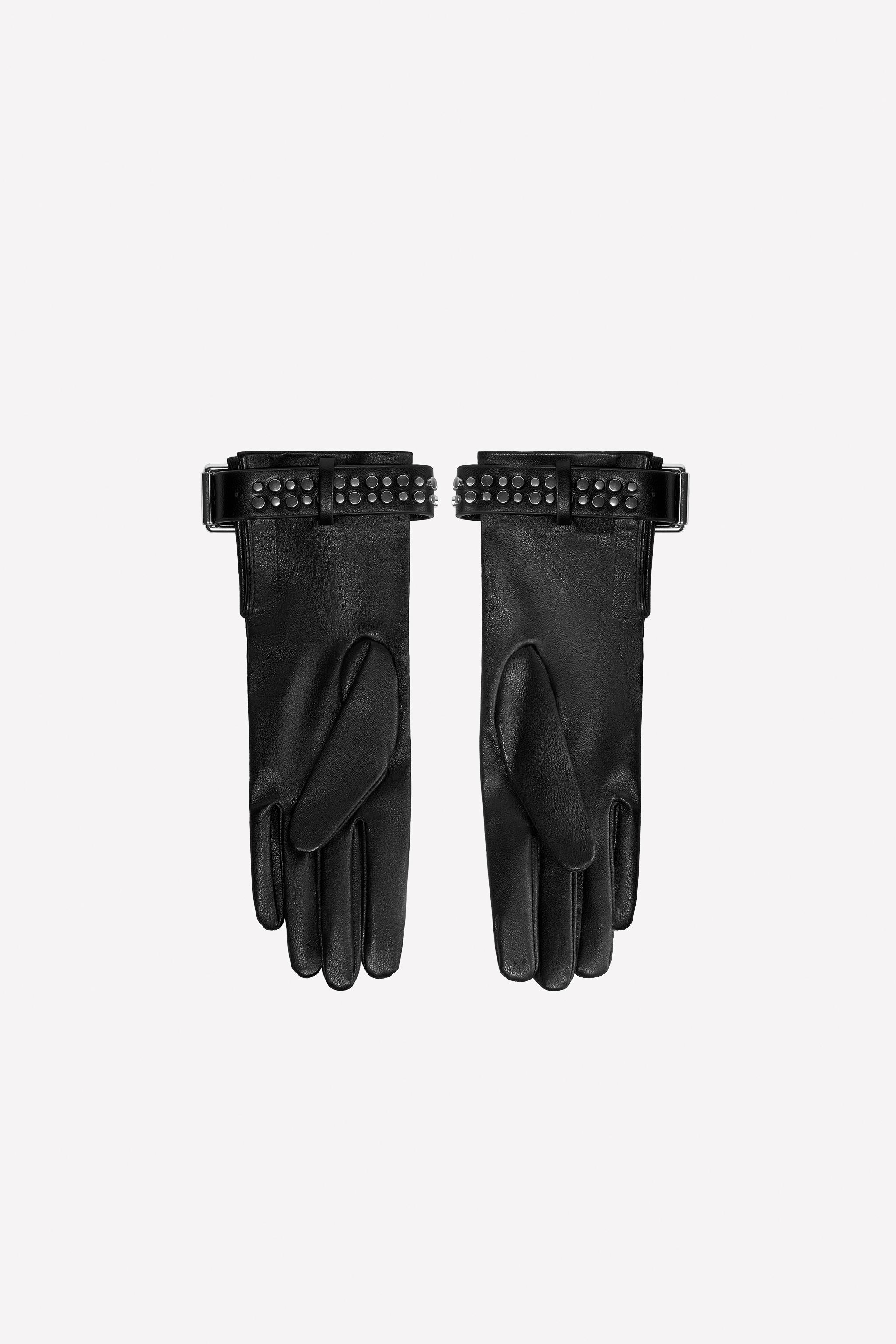 STUDDED LEATHER GLOVES LUDOVIC DE SAINT SERNIN x ZARA