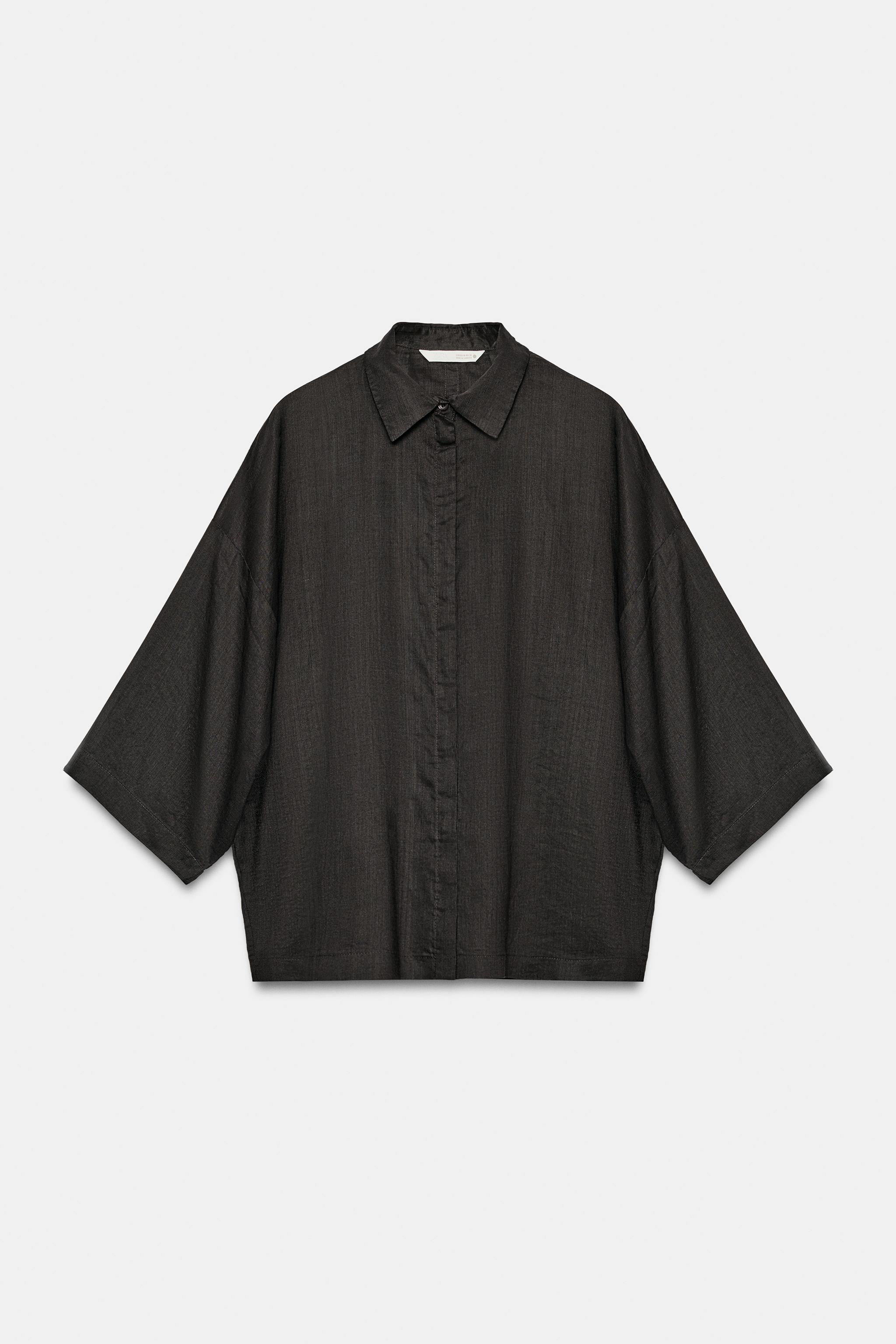 RAMİLİ OVERSIZE GÖMLEK ZW COLLECTION - Görsel 5