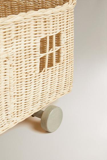 KIDS' LARGE HOUSE BASKET - Light beige by Zara - Image 4