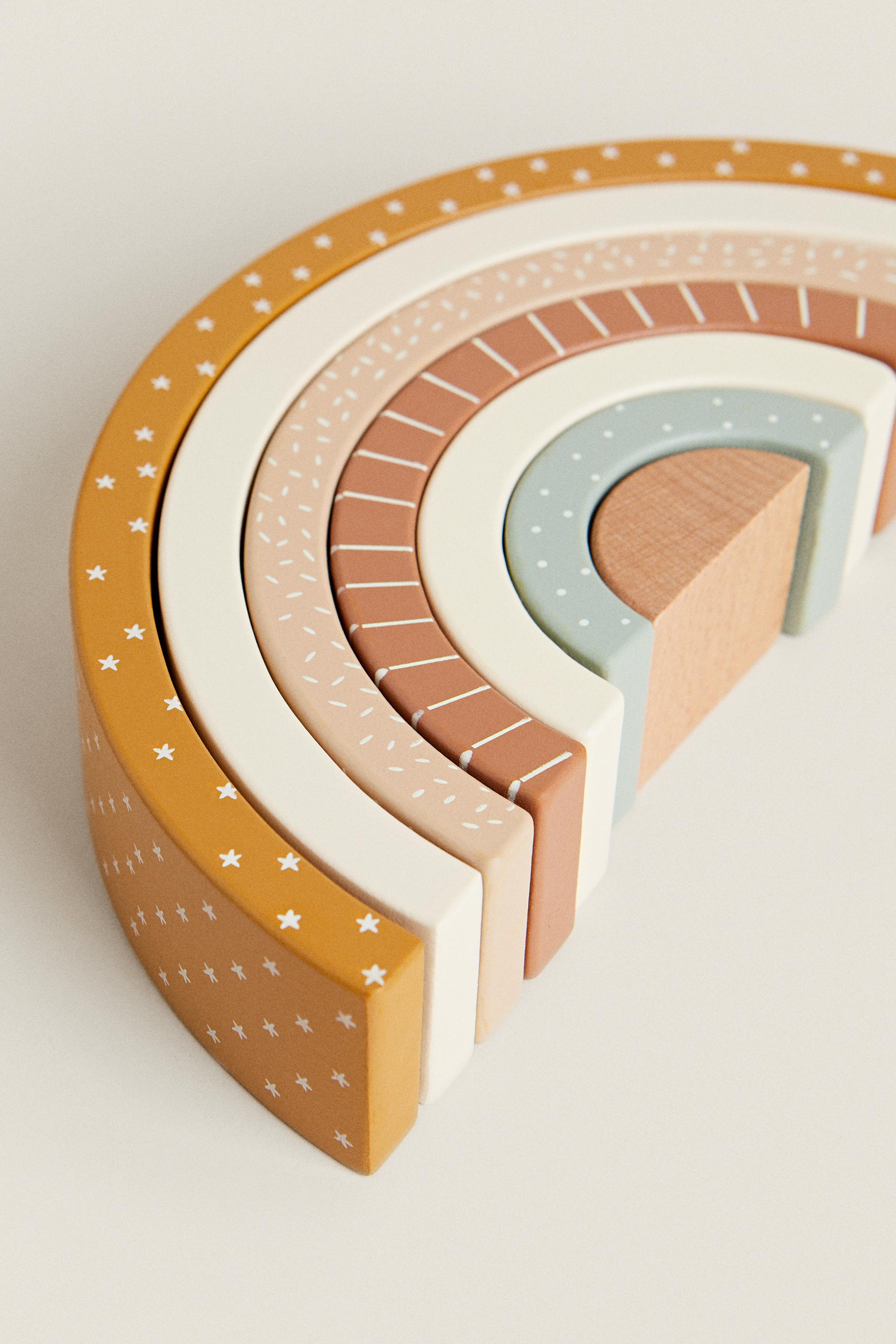 Zara KIDS' RAINBOW BLOCK TOY — фото 5
