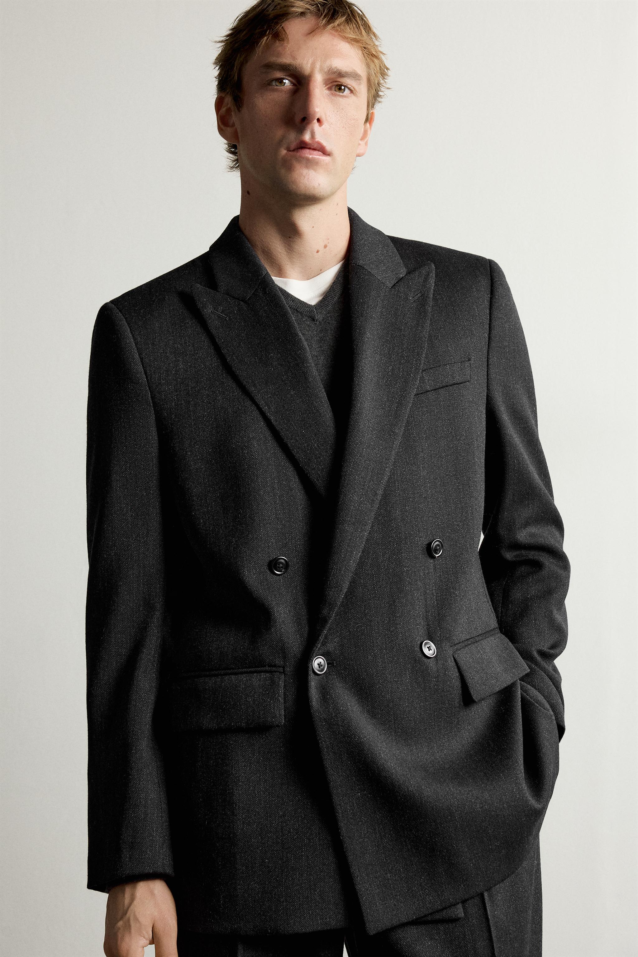 BLAZER COSTUME CROISÉ 100 % LAINE MANTECO®