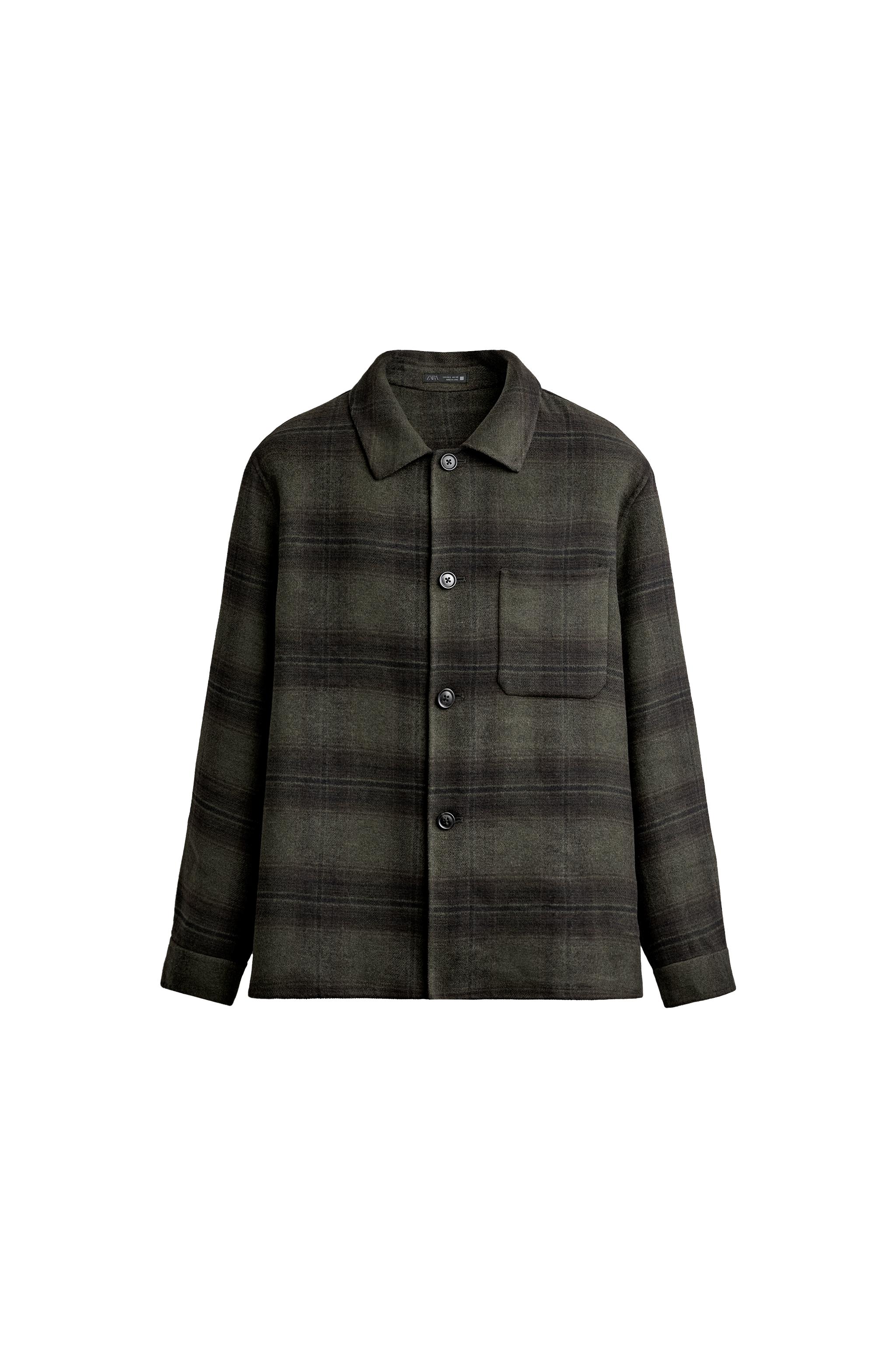 SOBRECAMISA REGULAR FIT CUADROS