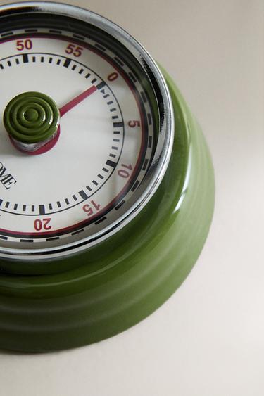 KITCHEN TIMER WITH MAGNET - Olive green by Zara - Image 2