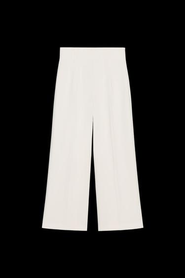 Zara ZW COLLECTION CULOTTES - Ecru - Image 0