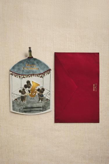 CHILDREN'S CHRISTMAS CARD SET - Multicoloured by Zara